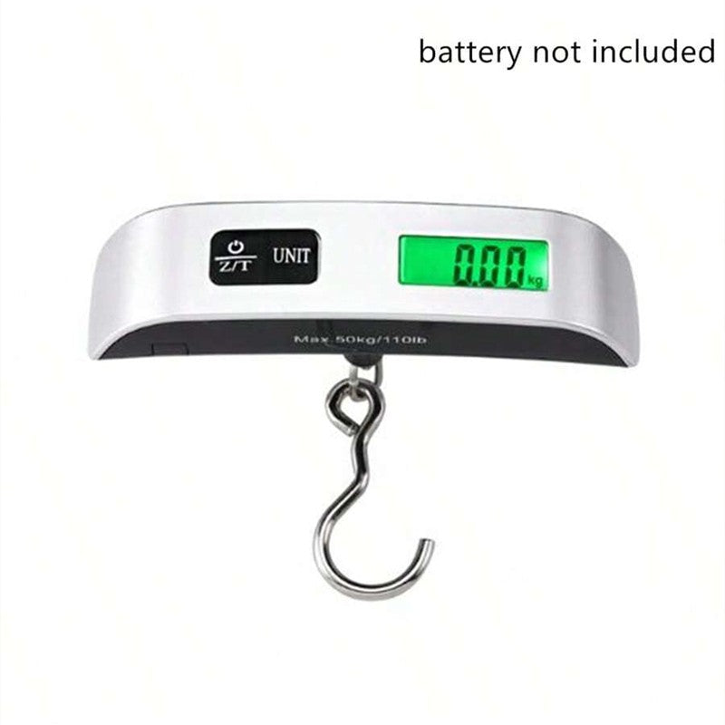 Balança portátil digital display lcd 110lb/50kg bagagem eletrônica pendurado