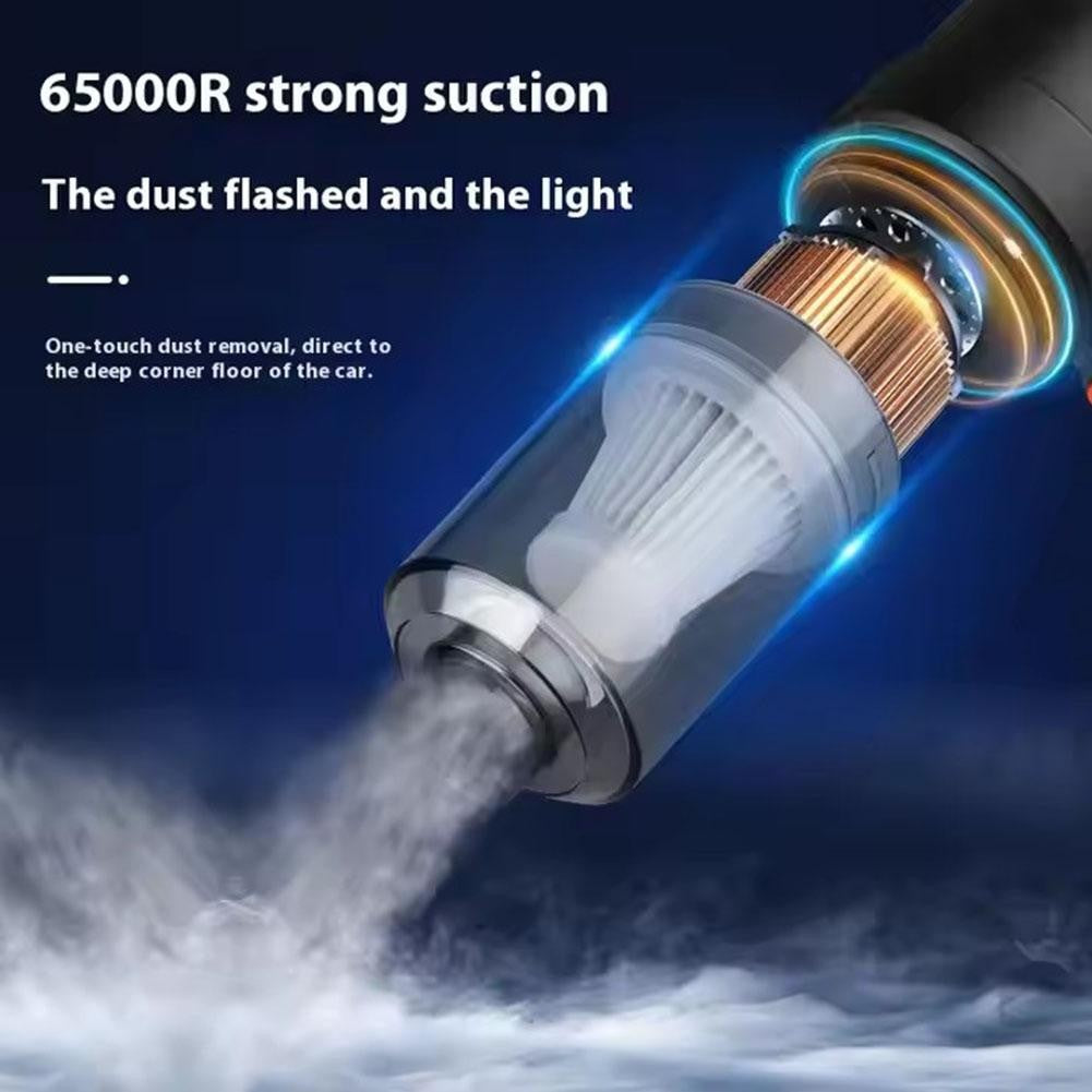 Aspirador de Pó - Sem fio - Alta sucção e sopro - Portátil