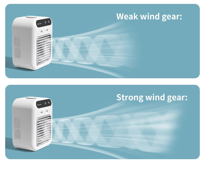 Ar Condicionado Portátil - Recarregável - Ventilador de Refrigeração a Água