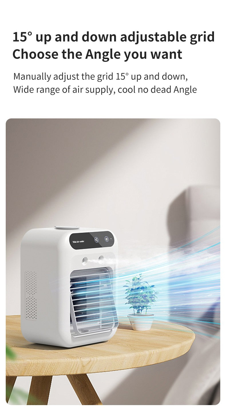 Ar Condicionado Portátil - Recarregável - Ventilador de Refrigeração a Água