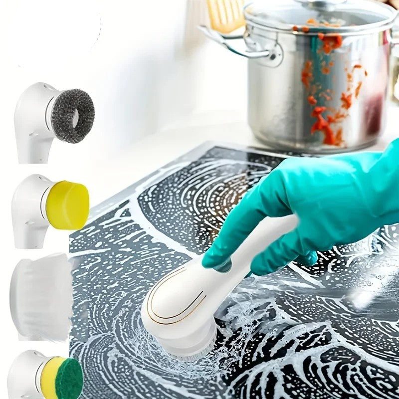 Escova de Limpeza Elétrica - Multifuncional 5 em 1